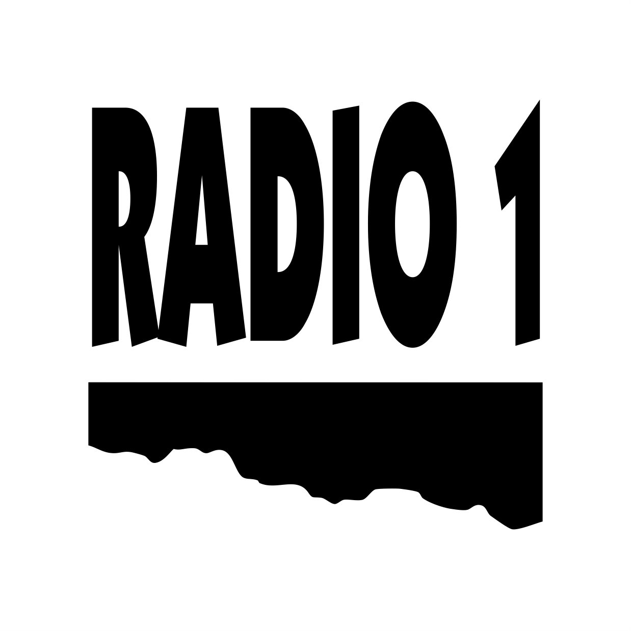 Radio 1 černá