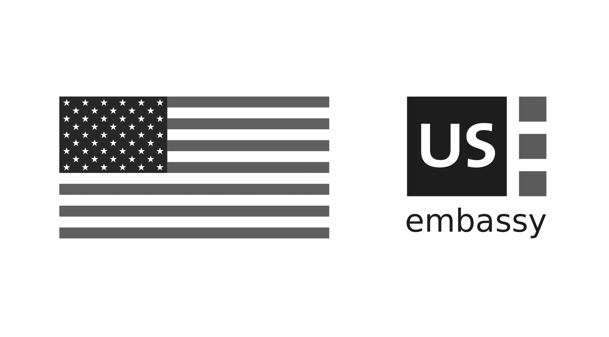 US Embassy grayscale