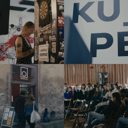 Get to know our venues in the Czech Republic: Čítárna a kavárna Avion, Futra, KUPE a Prádelna